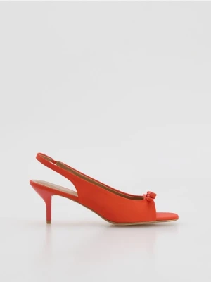Reserved - Sandały na obcasie - pomarańczowy