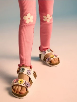 Reserved - Sandały na rzepy - biały