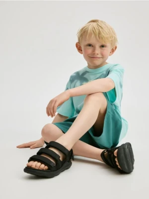 Reserved - Sandały na rzepy - czarny