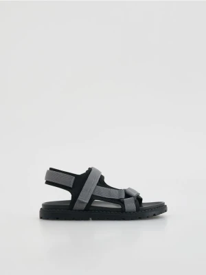 Reserved - Sandały na rzepy - czarny