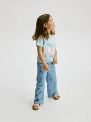 Reserved - Sandały z imitacji skóry - pastelowy róż