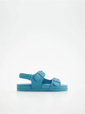 Reserved - Sandały z klamrami - ciemny turkus