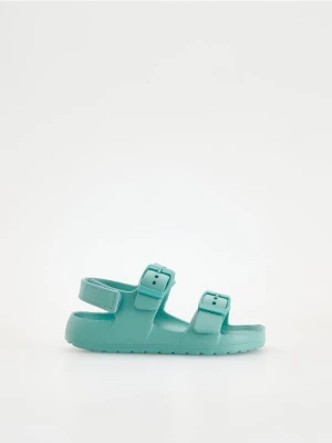 Reserved - Sandały z klamrami - jasnoturkusowy