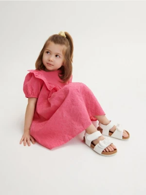 Reserved - Sandały z kokardą - biały