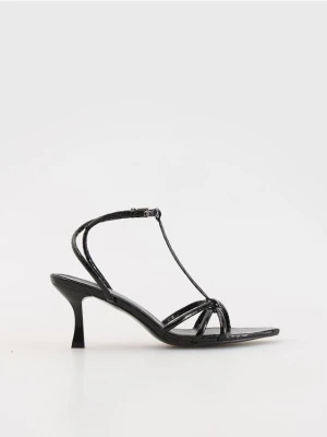 Reserved - Sandały z paskami - czarny