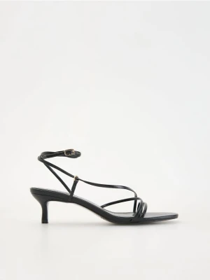 Reserved - Sandały z paskami - czarny