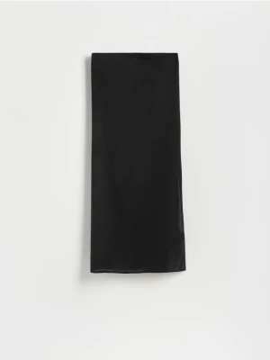 Reserved - Sarong z dodatkiem lnu - czarny