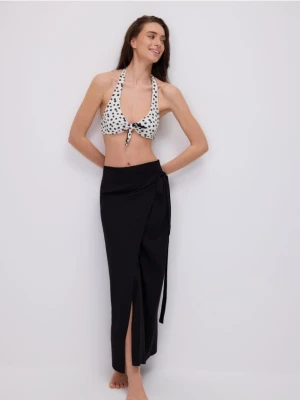 Reserved - Sarong z dodatkiem lnu - czarny