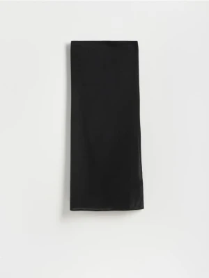 Reserved - Sarong z dodatkiem lnu - czarny