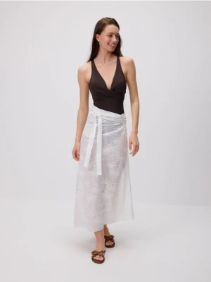 Zdjęcie produktu Reserved - Sarong z wiązaniem - biały