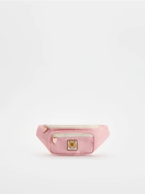 Reserved - Saszetka nerka - pastelowy róż