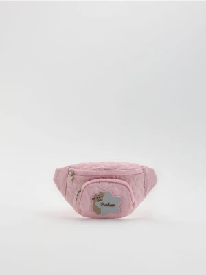 Reserved - Saszetka nerka Pusheen - pastelowy róż