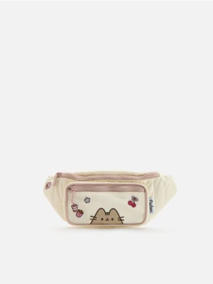 Reserved - Saszetka Pusheen - złamana biel