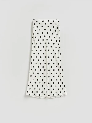 Reserved - Satynowa spódnica maxi - wielobarwny