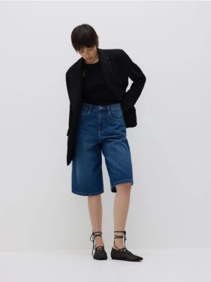 Reserved - Siateczkowe baleriny z wiązaniem - czarny