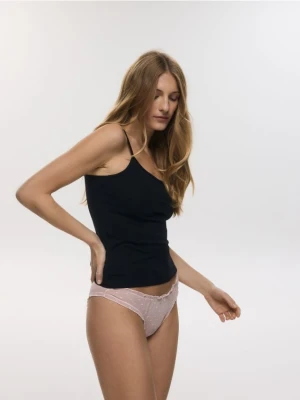 Reserved - Siateczkowe majtki figi 3 pack - czerwony