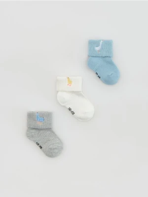 Reserved - Skarpetki 3 pack - jasnoniebieski