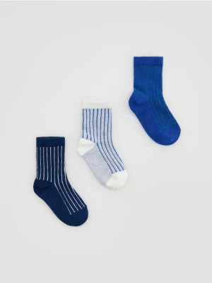 Reserved - Skarpetki 3 pack - niebieski