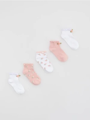 Reserved - Skarpetki 5 pack - biały