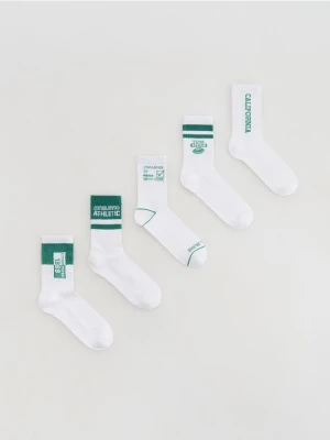 Reserved - Skarpetki 5 pack - biały