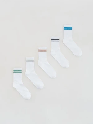 Reserved - Skarpetki 5 pack - biały