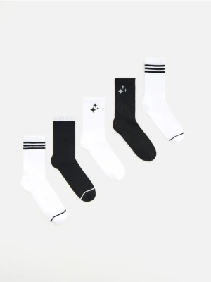 Reserved - Skarpetki 5-pack - biały