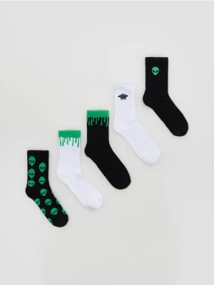 Reserved - Skarpetki 5 pack - czarny