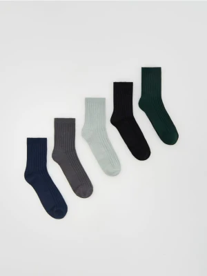 Reserved - Skarpetki 5 pack - granatowy