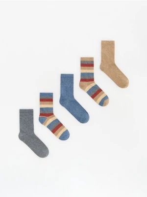 Reserved - Skarpetki 5 pack - musztardowy