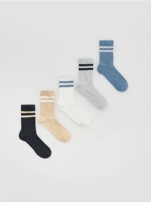 Reserved - Skarpetki 5 pack - złamana biel