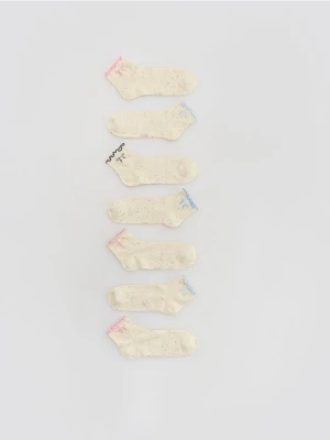 Reserved - Skarpetki 7 pack - kremowy