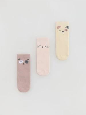 Reserved - Skarpetki antypoślizgowe 3 pack - wielobarwny