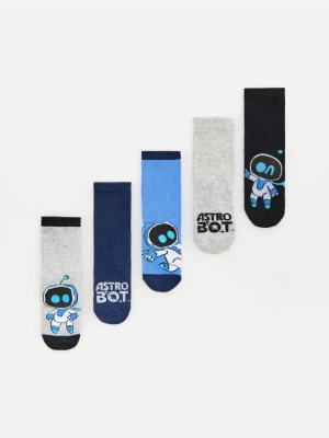 Reserved - Skarpetki Astro Bot 5 pack - granatowy