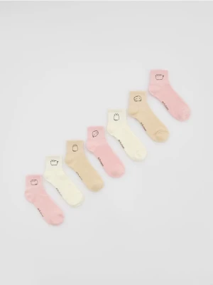 Reserved - Skarpetki Pusheen 7 pack - wielobarwny