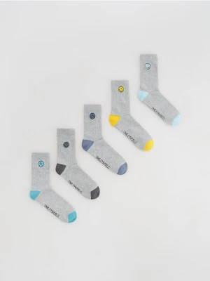 Reserved - Skarpetki SmileyWorld® 5 pack - ciemnoszary