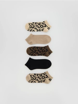 Reserved - Skarpetki stopki 5 pack - brązowy