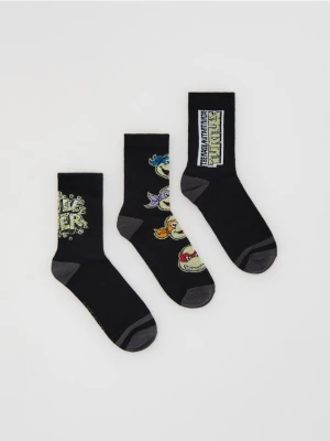 Reserved - Skarpetki Teenage Mutant Ninja Turtles 3 pack - czarny