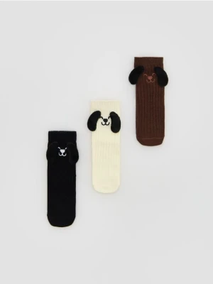 Reserved - Skarpetki z aplikacją - czarny