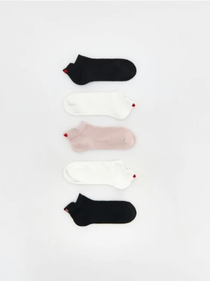Reserved - Skarpetki z bawełną 5 pack - czarny