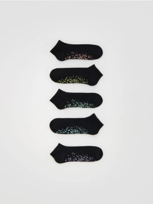 Reserved - Skarpetki z bawełną 5 pack - czarny