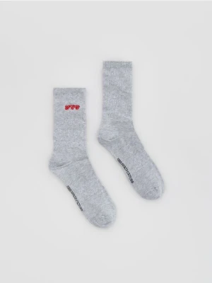 Reserved - Skarpetki z bawełną SUPERMAN™ - jasnoszary