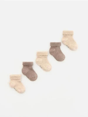 Reserved - Skarpetki z dodatkiem wełny 5 pack - wielobarwny