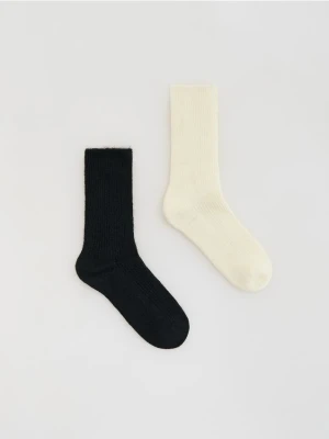 Reserved - Skarpetki z domieszką wełny 2 pack - czarny
