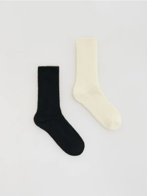 Reserved - Skarpetki z domieszką wełny 2 pack - czarny