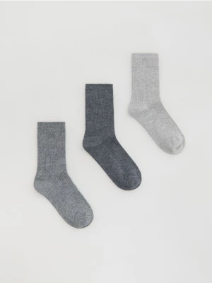 Reserved - Skarpetki z wełną 3 pack - szary