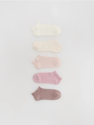 Reserved - Skarpetki z wiskozą 5 pack - złamana biel