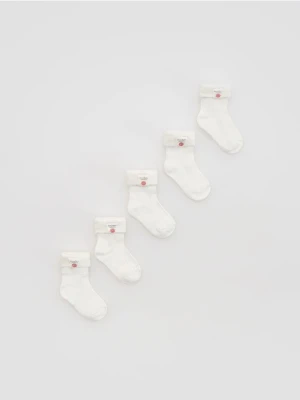 Reserved - Skarpetki z wywinięciem 5 pack - wielobarwny