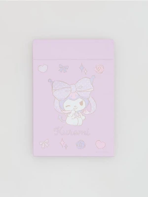 Reserved - Składane lusterko Kuromi - lawendowy