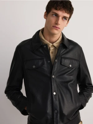 Reserved - Skórzana kurtka - czarny