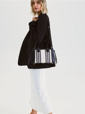 Reserved - Skórzana torebka na ramię - wielobarwny